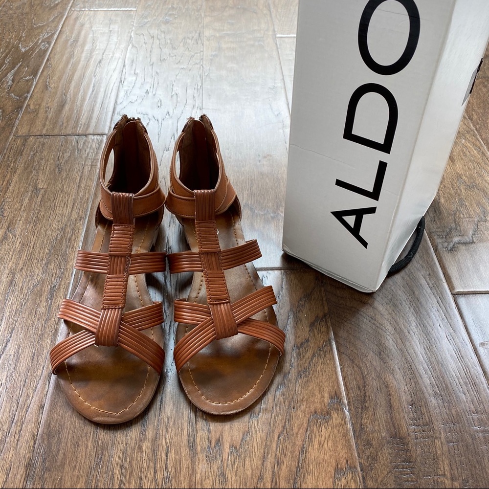 Aldo Leather Look Moes Sandals